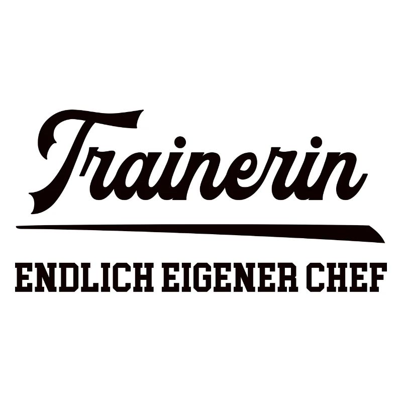 Trainerin wird Chef Selbstständigkeit Chefin