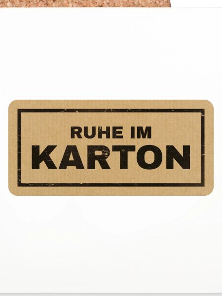 Ruhe im Karton