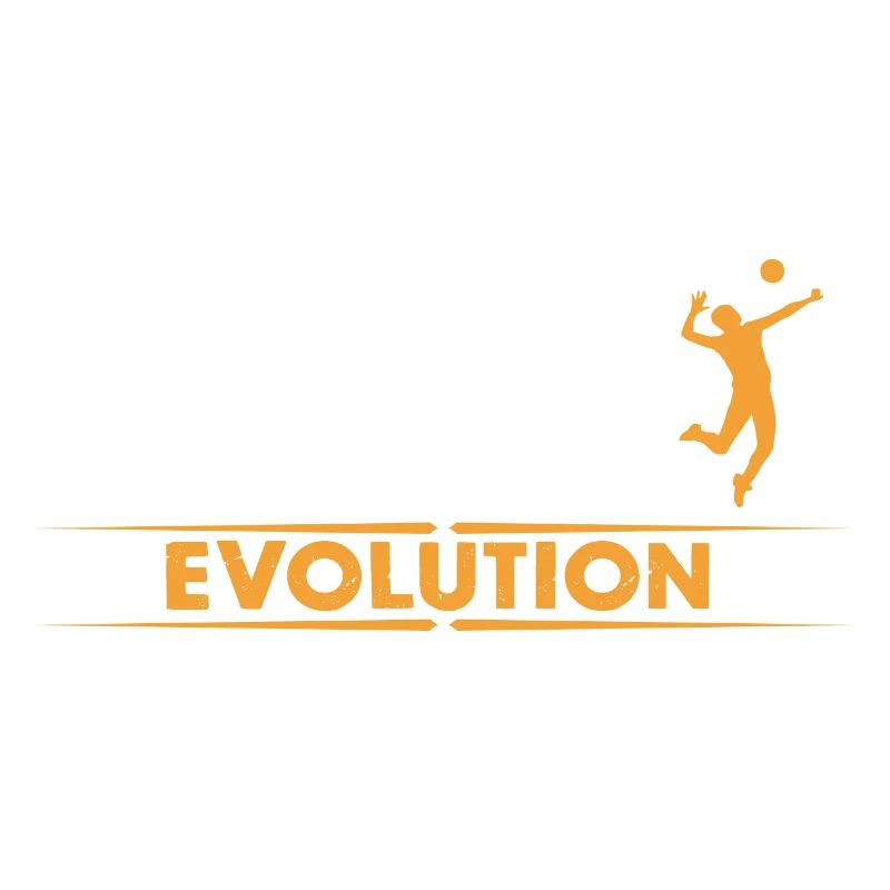 Volleyball Evolution - orange/weiss