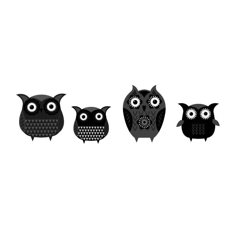 Eule, Eulen, owls, nerd, Illustrationen, comic