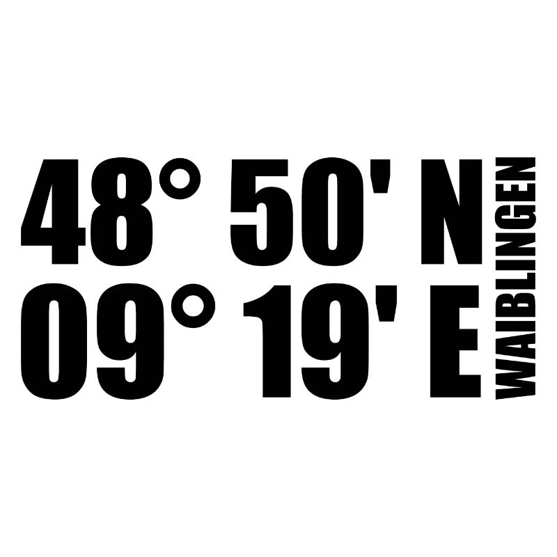 Waiblingen coordinates