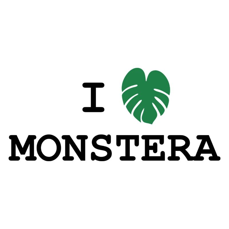 J’adore Monstera - design avec feuille