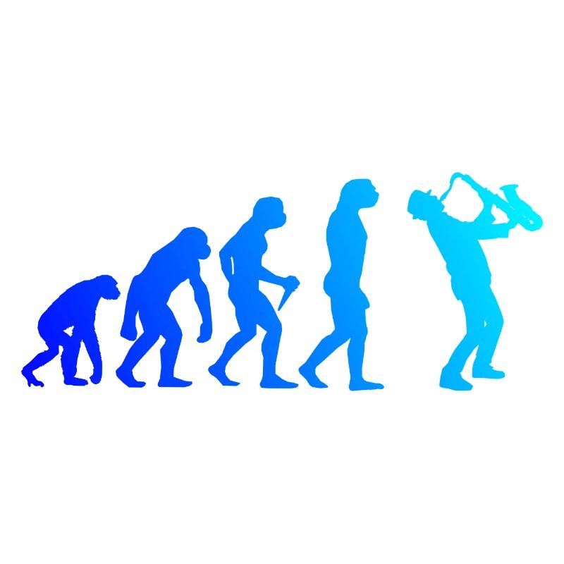Saxophone Evolution Saxophoniste Sax Men Boys
