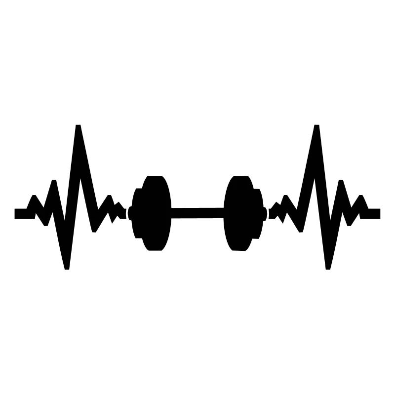 pulse frequency hantel cool design heart beat trai