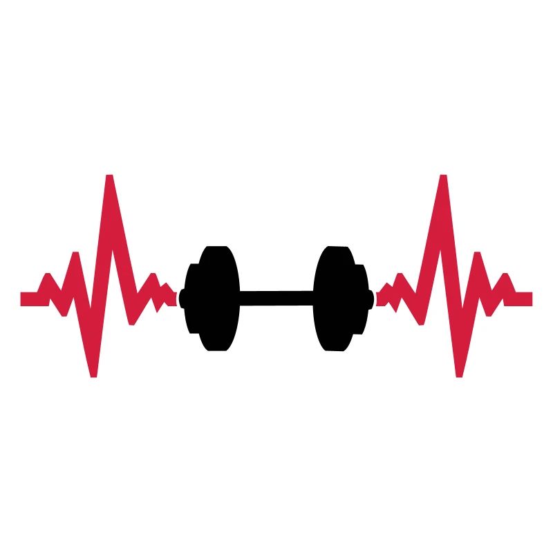 pulse frequency hantel cool design heart beat trai