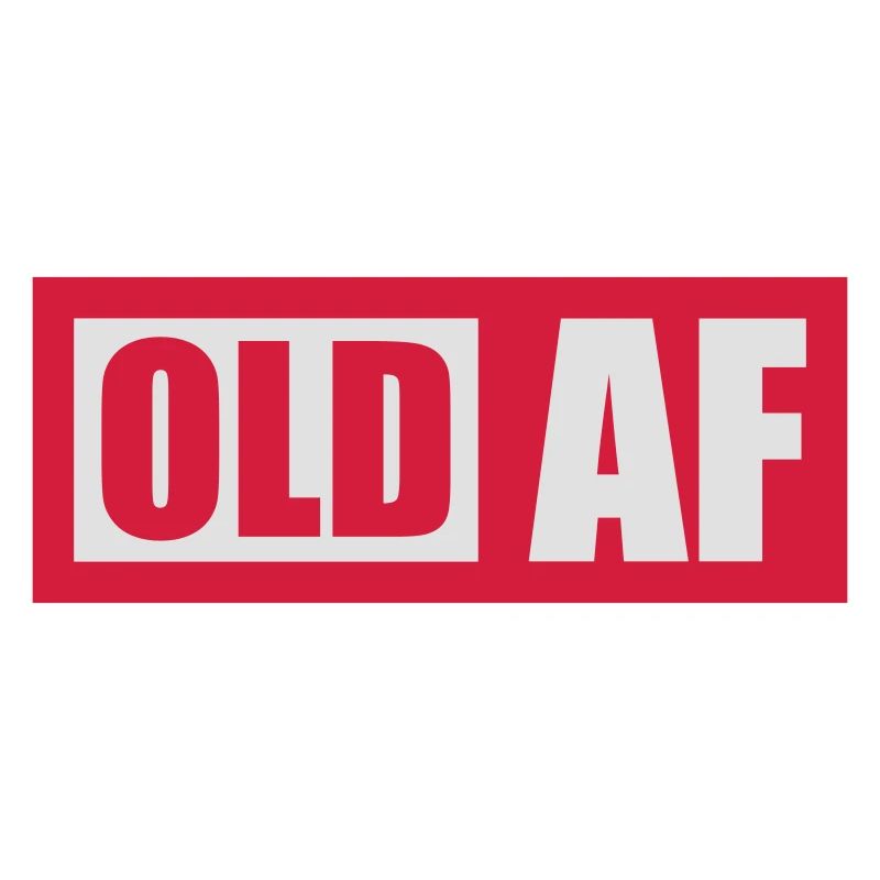 old AF Text Logo