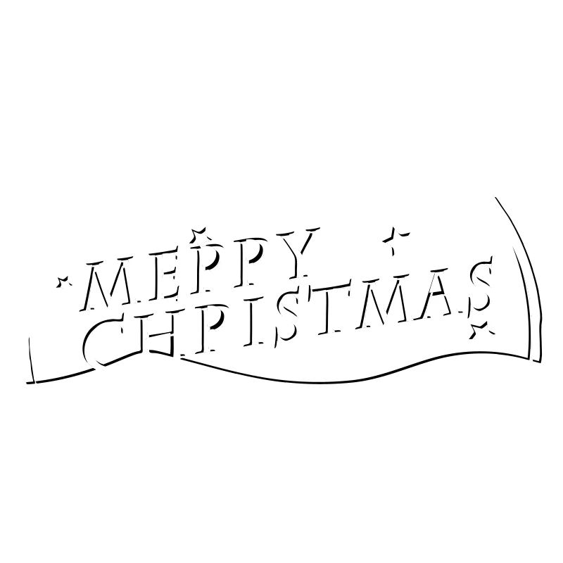 Joyeux Noël Die Cut VECTORGRAPHIC