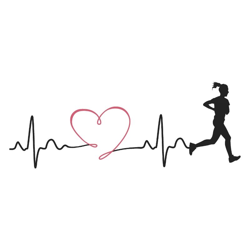 Runner Jogging Jogger Pulse Beat Gift