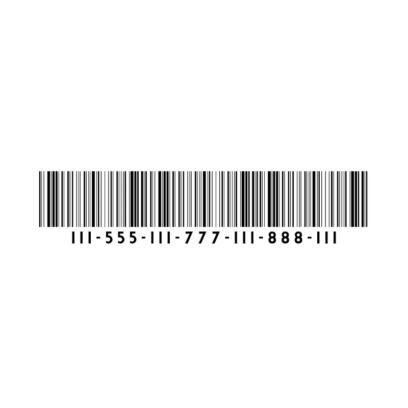 Barcode - Strichcode - Streifen - Codes