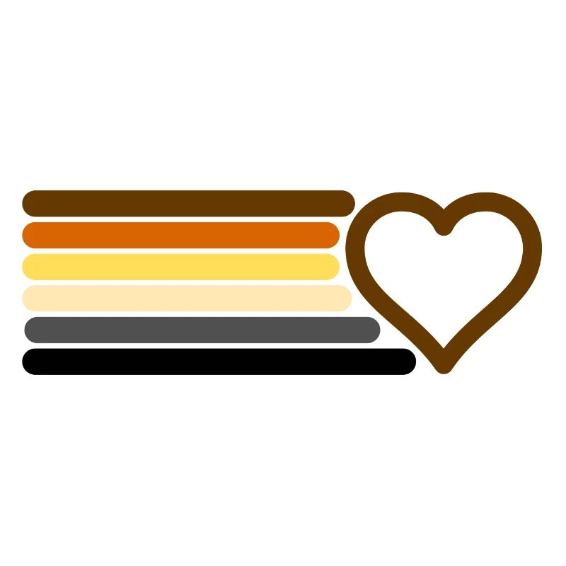 Stripes Bear Heart