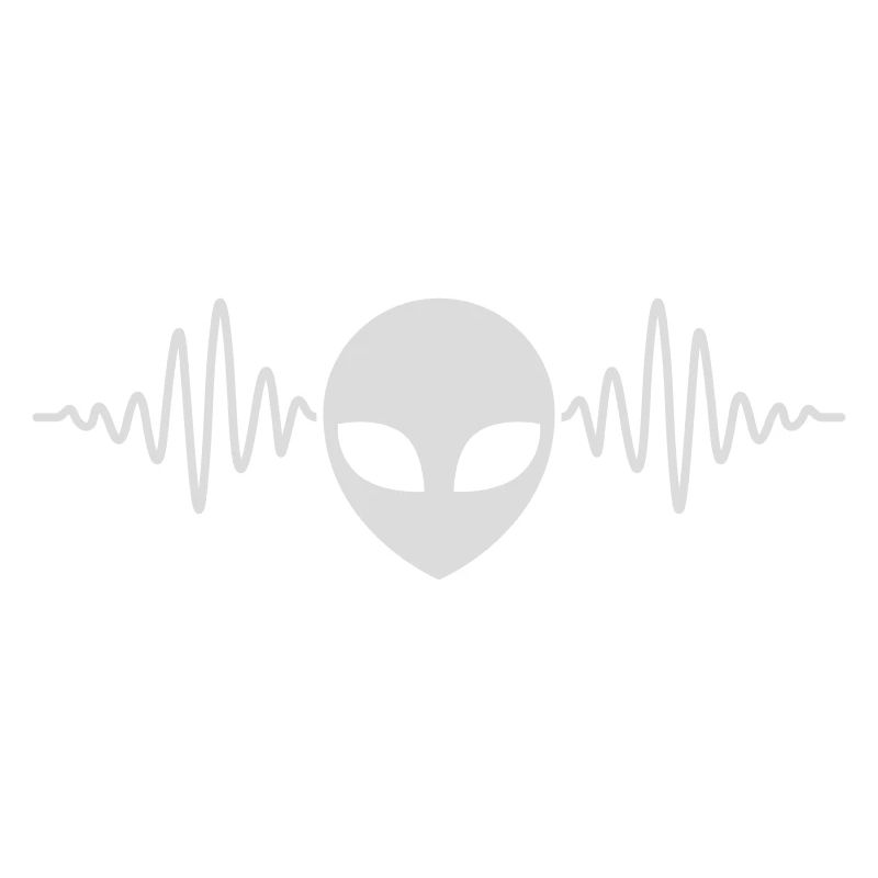 Frequenz Puls Alien Kopf