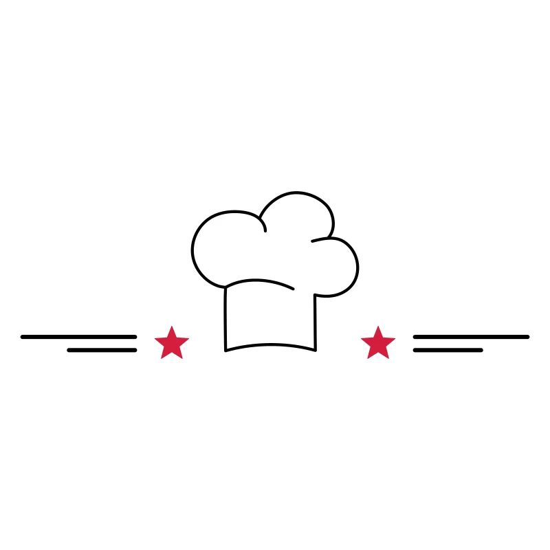 Toque de chef avec étoiles