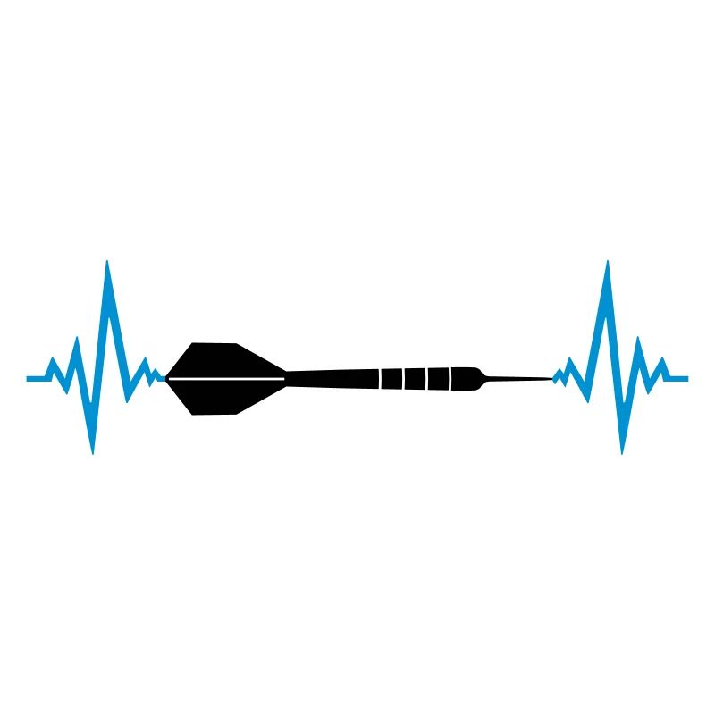 frequency heart beat pulse logo text play darts v