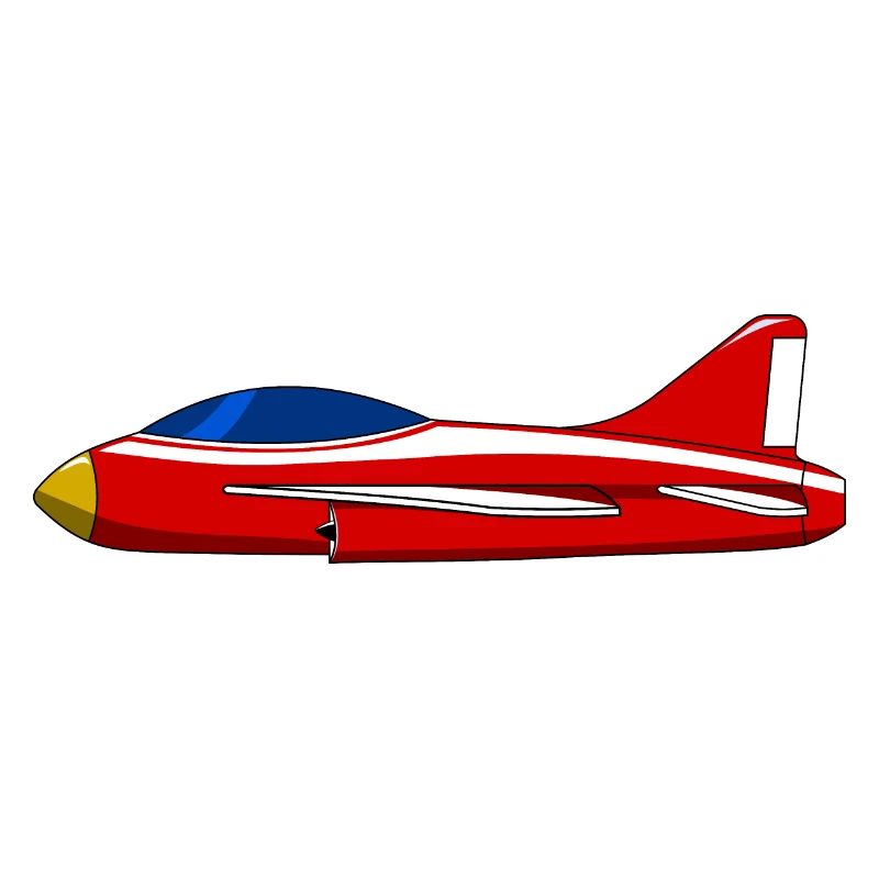 Flugzeug Rot