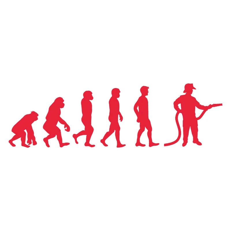 Evolution Feuerwehrmann rot