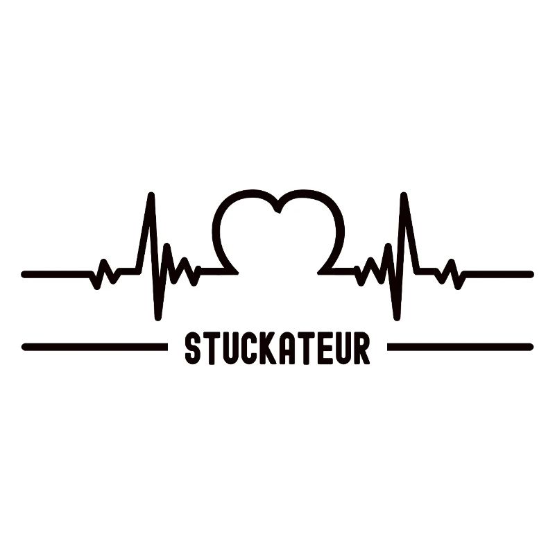 Herzschlag Stuckateur Herz Bester Mann Stukkateur