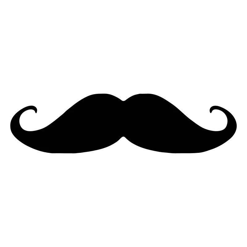 Handlebar mustache