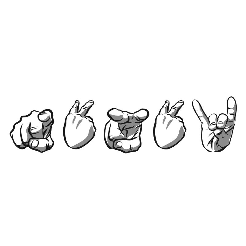 Hand-Talk-Schweigefuchs
