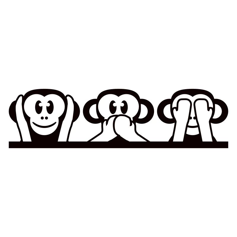 3 Wise Monkeys Hear Nothing Say See Monkey Fun