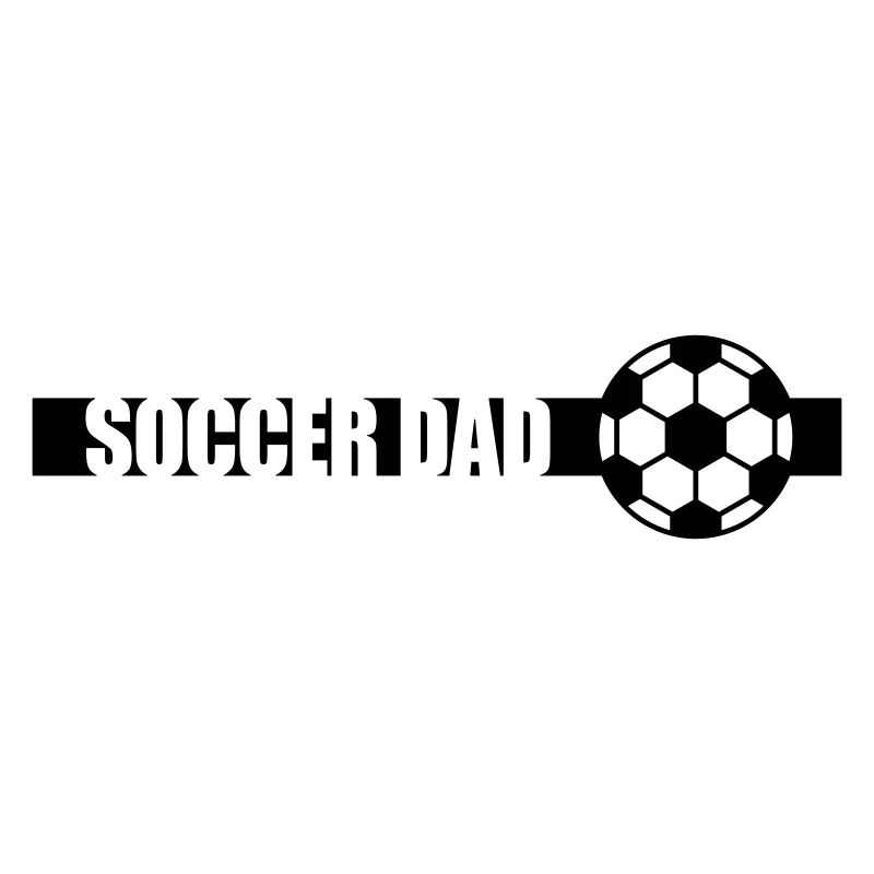 Stripe Soccer Dad Logo
