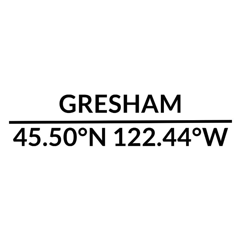 Gresham, Oregon, USA Coordinates