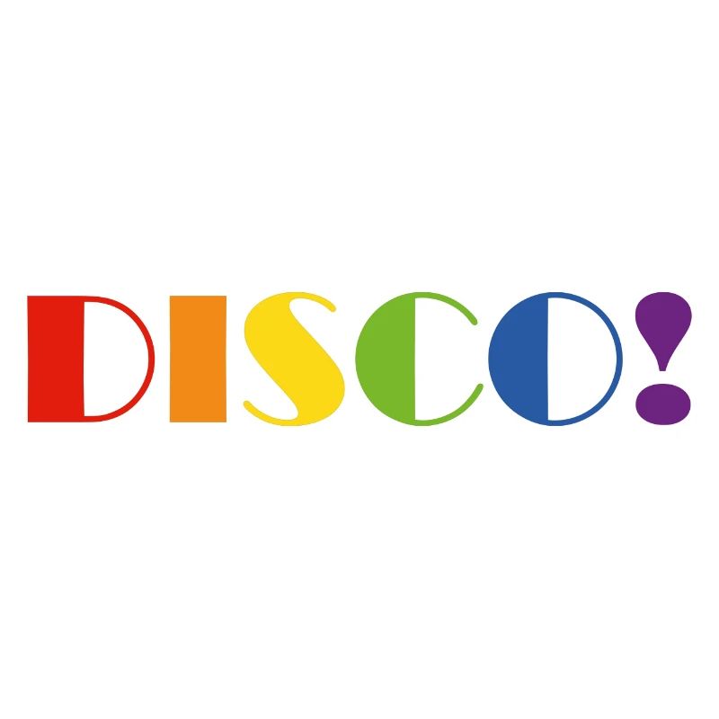 DISCO Regenbogen Text