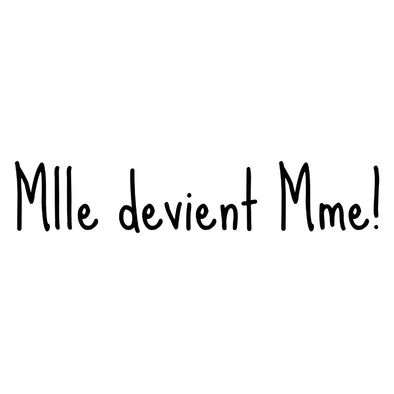 Mlle devient mme