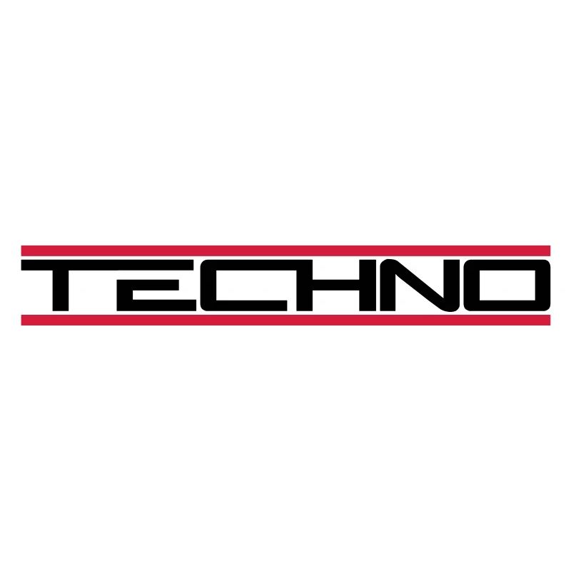 Techno red bars