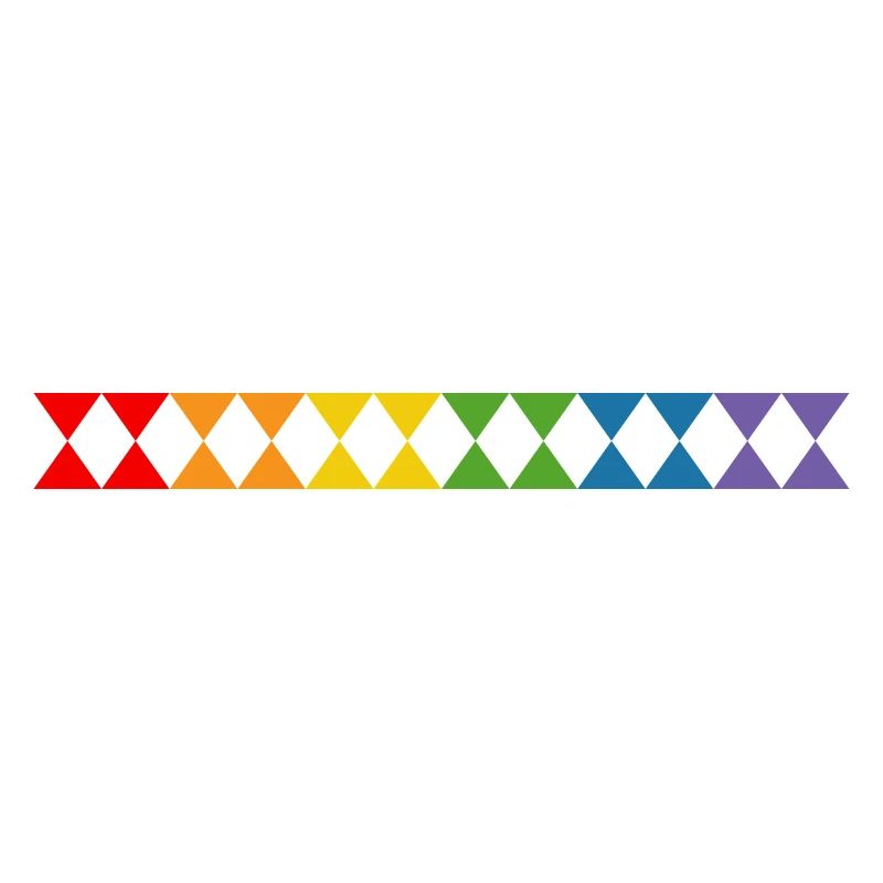 Triangles arc-en-ciel