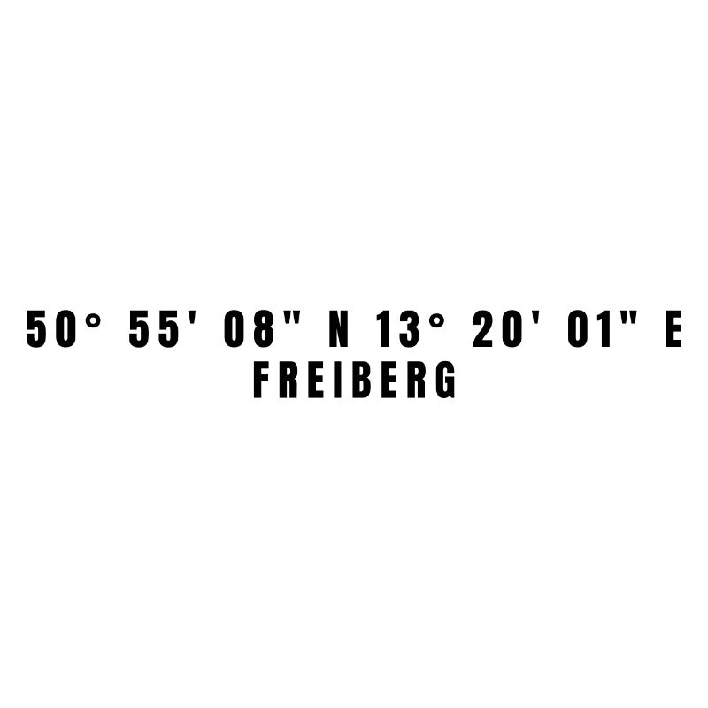 Freiberg Saxony Coordinates