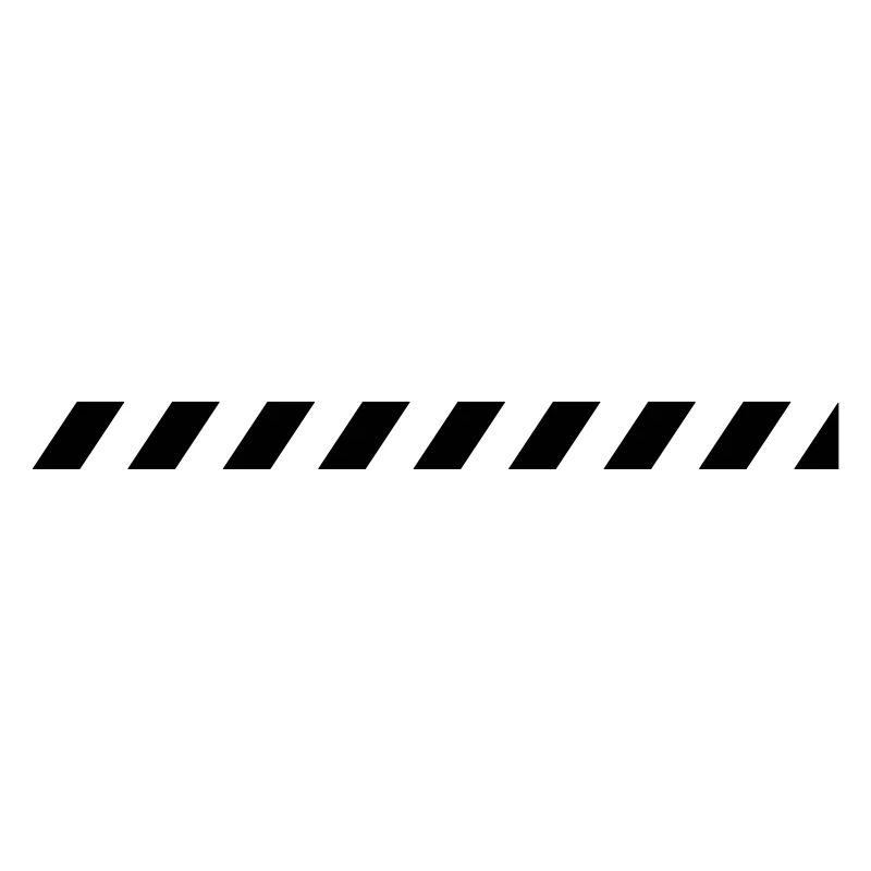Strip caution tape line