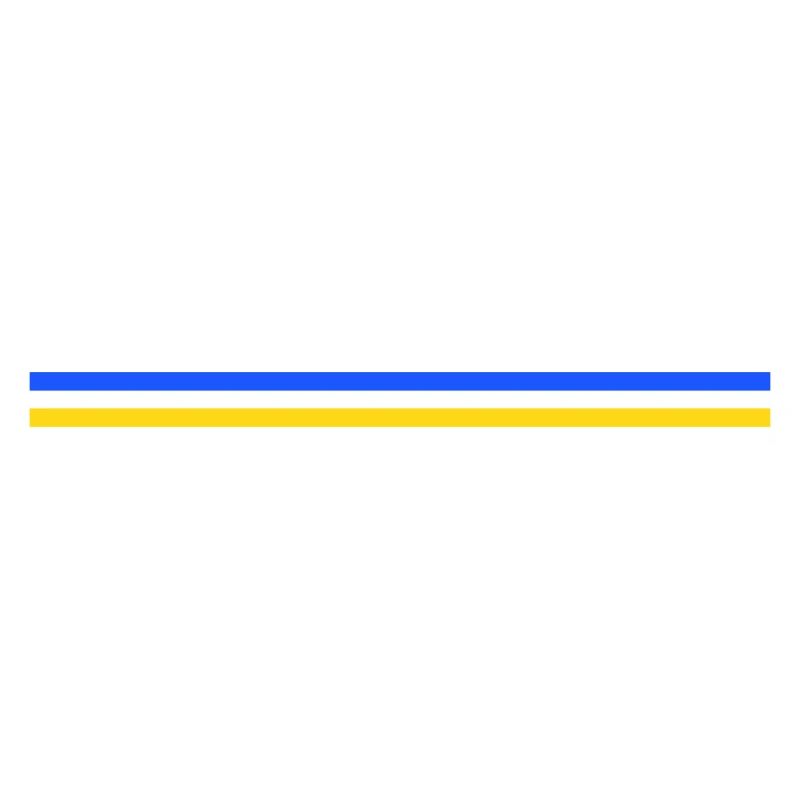 Linie oder Flagge Ukraine