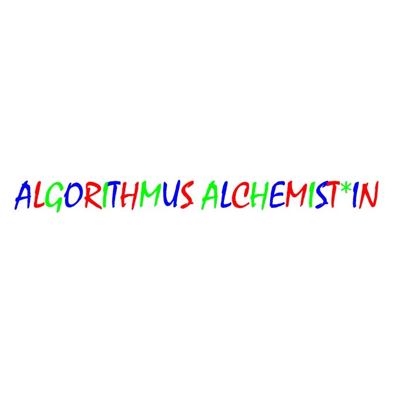 Algorithm Alchemist – Typographie colorée