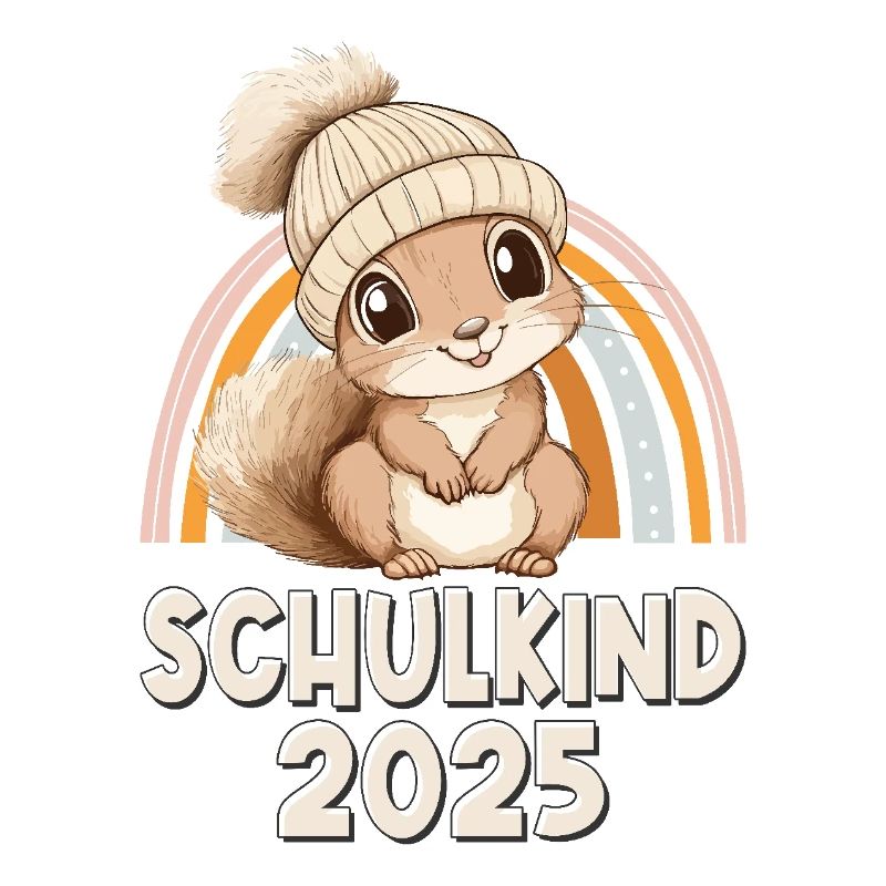 Schulkind 2025 Eichhörnchen Einschulung Schule