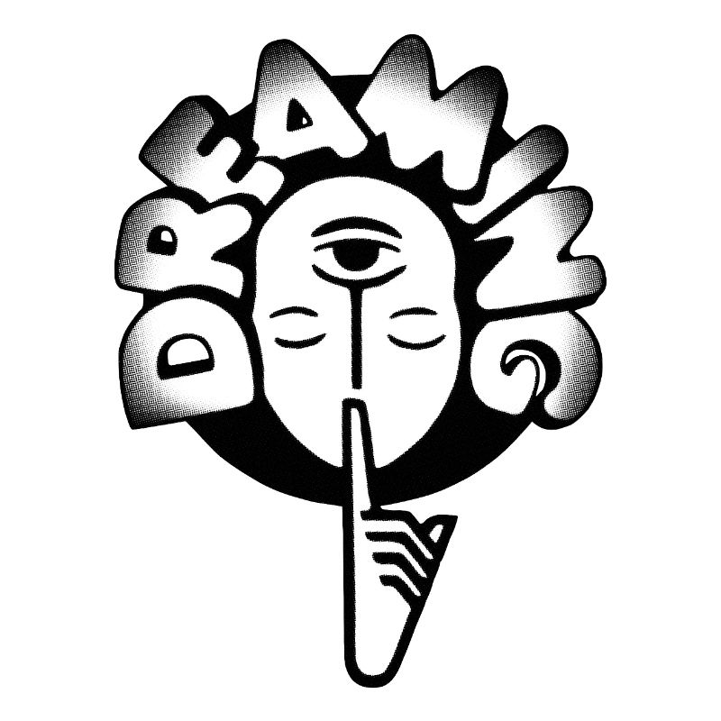 Psst! dreaming dreamer retro sleep dreaming comic