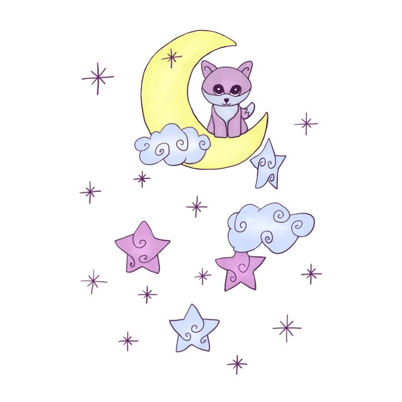 Fuchs im Mond