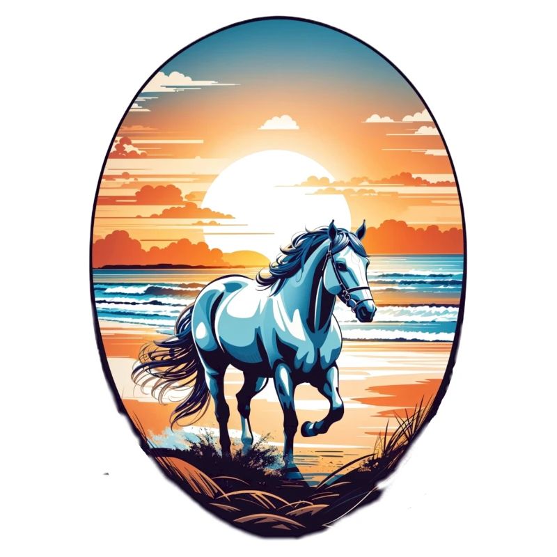 Pferd am Strand