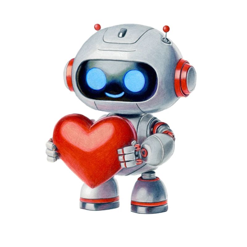 Roboter mit Herz
