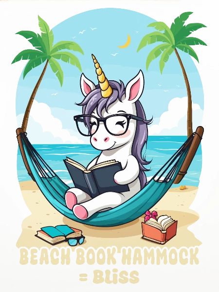 Einhorn mit Buch