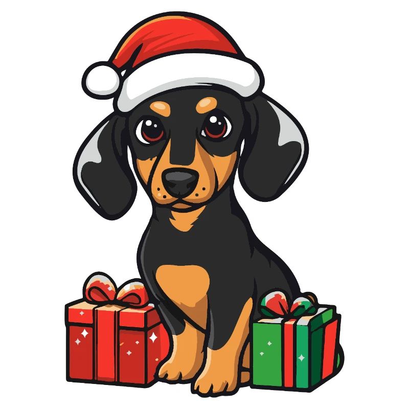 Cadeaux de Noël Teckel Teckel