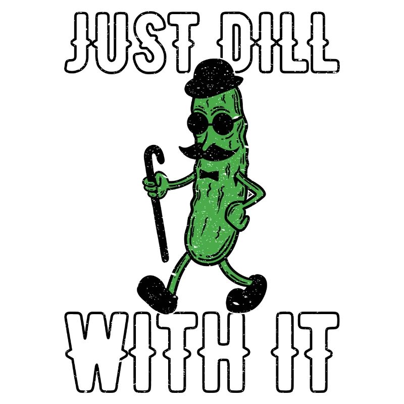 Amusez-vous simplement avec la moustache rétro rétro de concombre