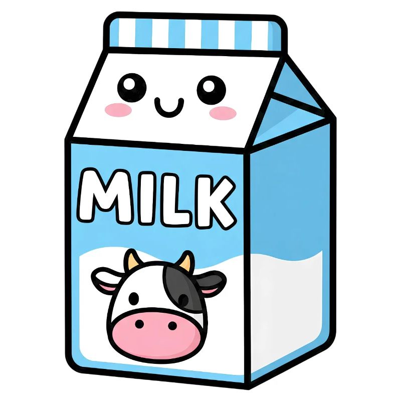 Milchkarton-Kuh
