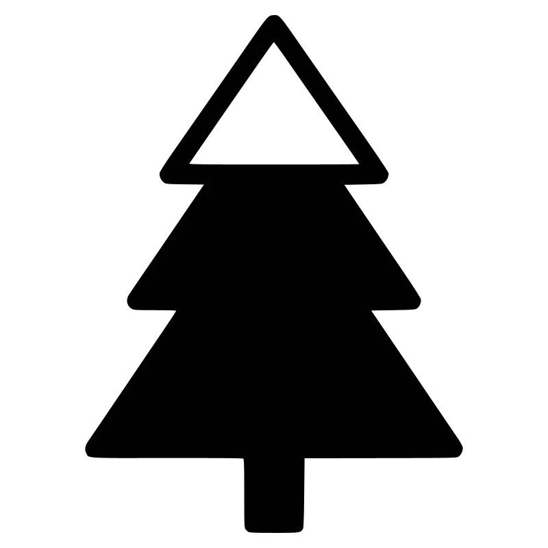 Fir Tree Forest Silhouette