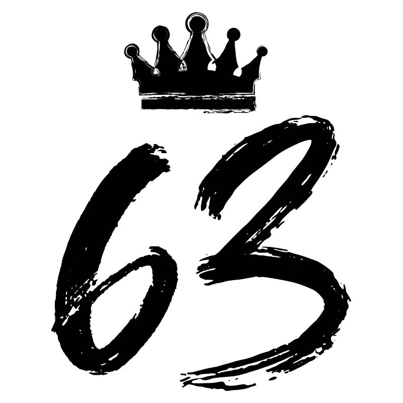 63 Number crown