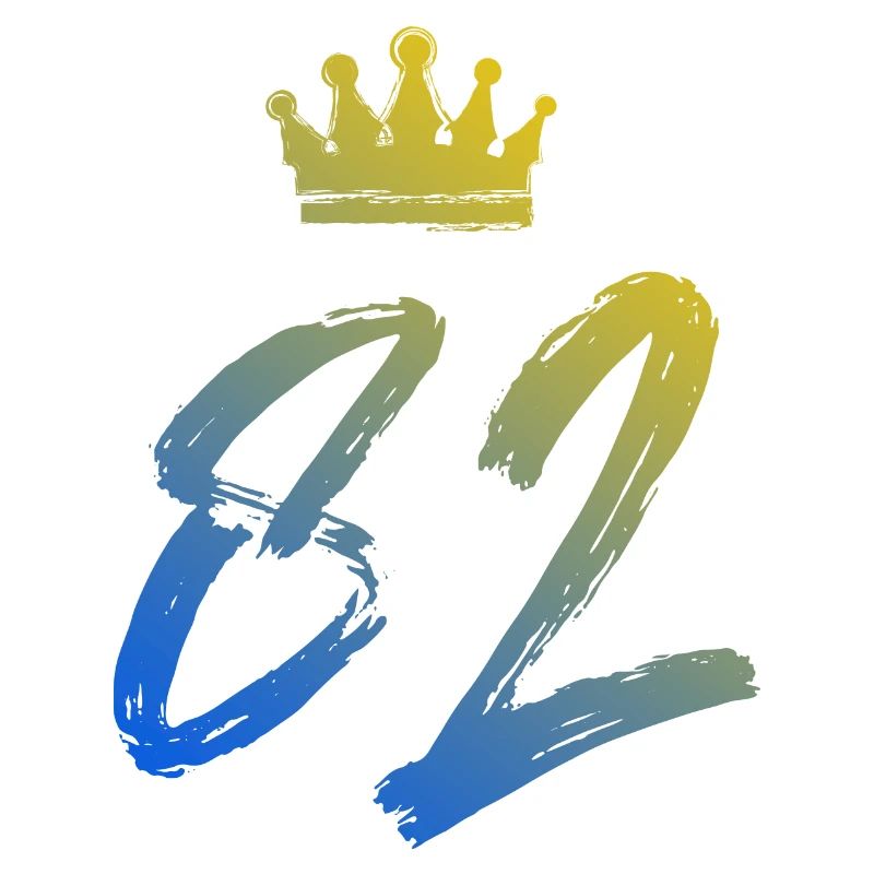 82 Number crown