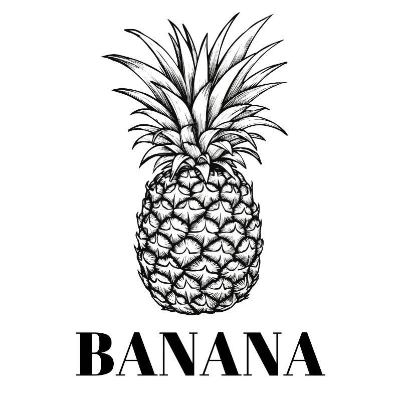 Banananas - Banane oder Ananas - Geschenk Party
