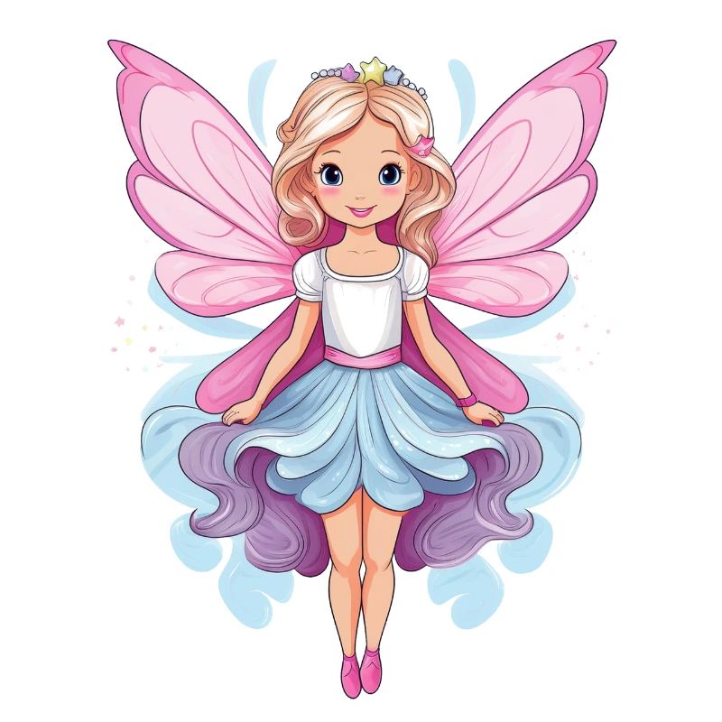 Illustration d’une fée magique