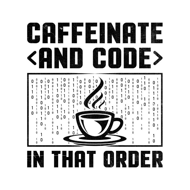 Kaffee-Codierung Programmierer Programmierer Entwickler Nerd Coff