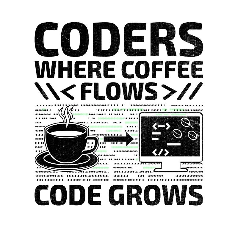 Coffee Coding Programmer Coder Developer Nerd Coff