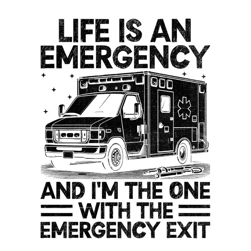 Das Leben ist ein Notfall Und ich bin der Eine mit dem Emer